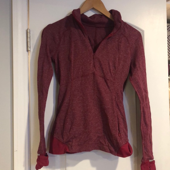 lululemon athletica Tops - Lululemon Long Sleeve Zip Size 4